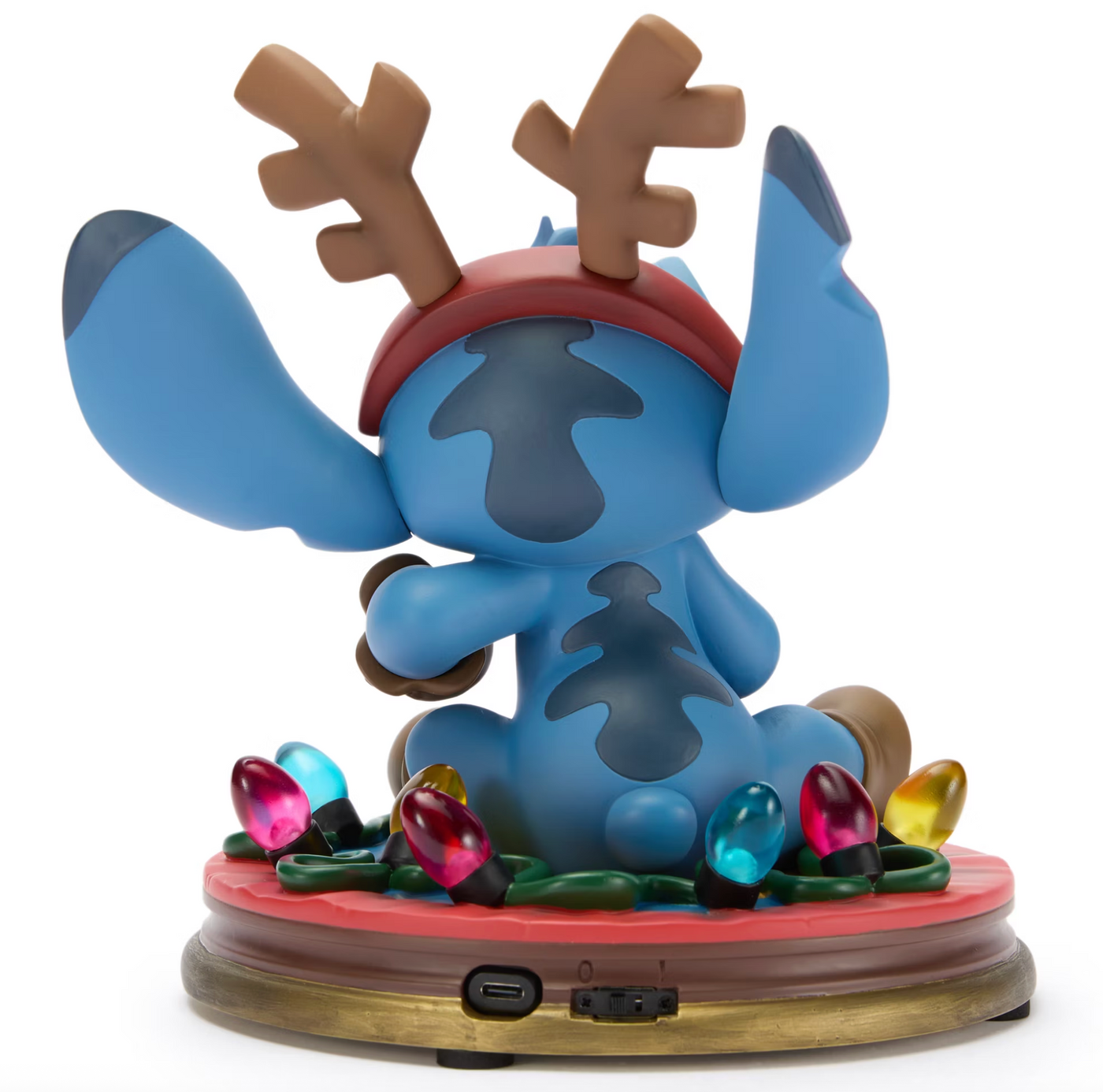 Disney Parks Stitch Light Up Festive Figure Lilo & Stitch New In Box