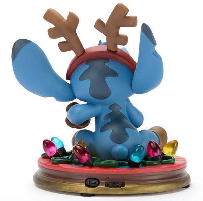Disney Parks Stitch Light Up Festive Figure Lilo & Stitch New In Box