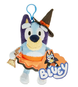 Disney Bluey Witch Plush Halloween Backpack Clip 6.5" New with Tag