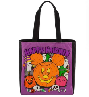 Disney Parks 2022 Mickey Pumpkin Happy Halloween Tote New With Tag