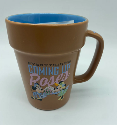 Disney Flower and Garden 2022 Mickey Minnie Coming Up Roses Passholder Mug New