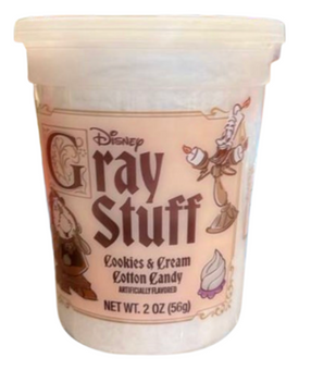 Disney Parks Gray Stuff Cookies & Cream Cotton Candy New Sealed