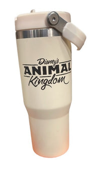 Disney Parks "Wild About Disney" Tumbler Animal Kingdom Prints Icon New With Tag