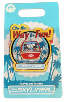 Disney Parks Skyliner Mickey And Minnie On The Way To Fun Pin New With Card