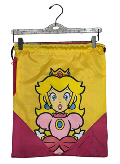 Universal Studios Nintendo World Princess Peach Drawstring Bag Backpack New