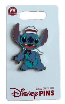 Disney Cruise Line Stitch Sailor Pin DCL Lilo & Stitch New with Card