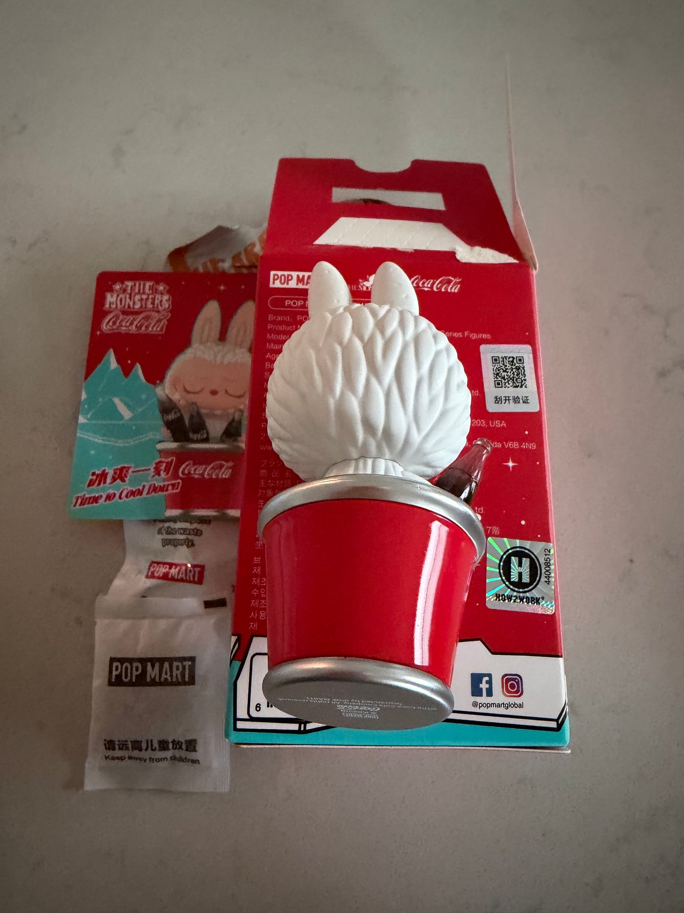 Pop Mart Labubu The Monsters Coca Cola Time to Cool Down Figure USA Seller New