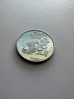 Disney 100 Years Wonder Celebration Cheshire Cat Mad Hatter Coin Medallion New