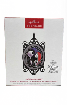 Hallmark 2024 Keepsake Disney Jack and Sally Papercraft Christmas Ornament New