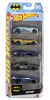 Hot Wheels Batman Car Vehicle 1:64 Scale - 5pk Toy New With Tag