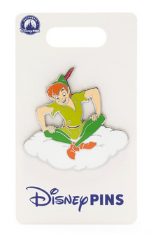 Disney Parks Peter Pan on Clouds Pin New with Card