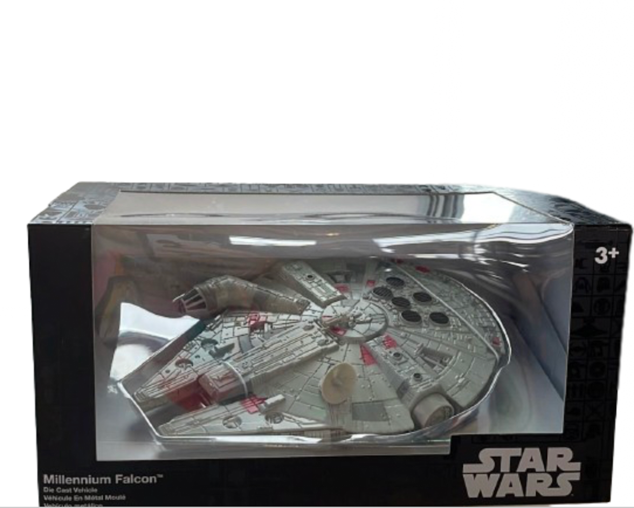 Disney Parks Star Wars Millennium Falcon Die Cast Vehicle New with Box