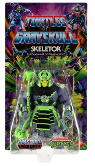 Masters of Universe x Turtles of Grayskull Skeletor Action Figure Toy New W Tag