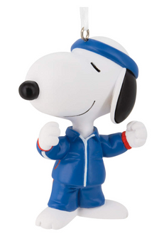 Hallmark Peanuts Snoopy Team USA Christmas Ornament New With Box