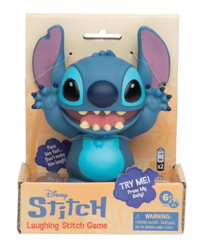 Disney Laughing Stitch Game: Includes Cards, Dice, Doll Toy New With Tag