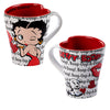 Universal Studios Betty Boop Ceramic Heart Mug 14oz New