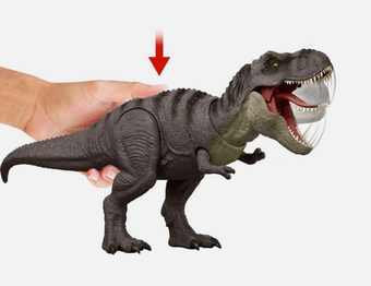 Jurassic World Rebirth Tyrannosaurus Rex Action Figure Toy T-Rex Lab Lockdown