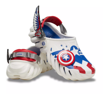 Disney Parks Captain America: Brave New World Clogs Crocs M8/W10 New With Tag