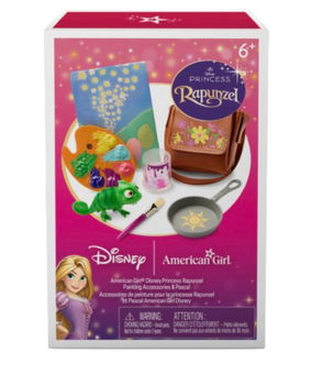 American Girl Disney Rapunzel Painting Accessories & Pascal for 18inch Doll New