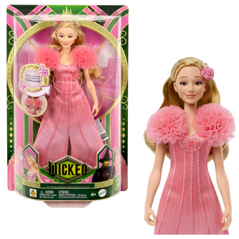 Mattel Universal Wicked Singing Glinda Fashion Doll Accessories Toy New With Tag
