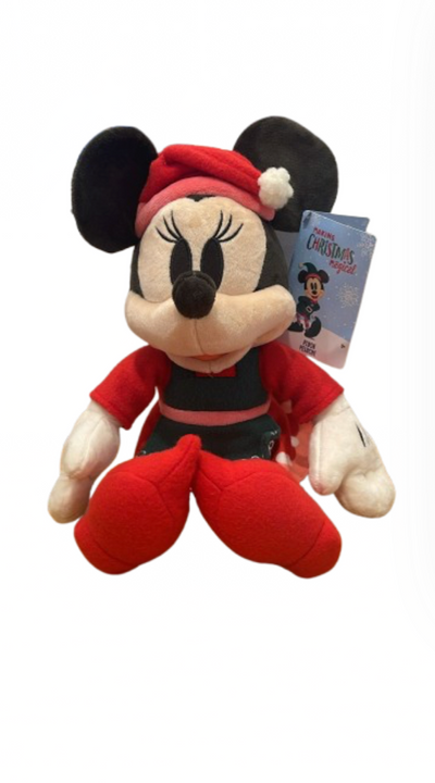Disney Parks Minnie In Elf Costume Holiday Christmas Plush New with Tag