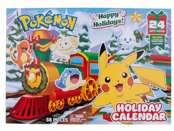 Pokémon 2024 Holiday Advent Calendar 24 Gifts Christmas Playset New with Tag