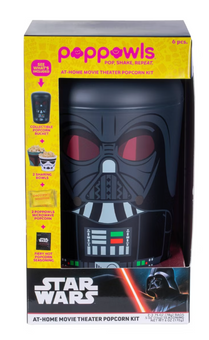 Poppowls Star Wars Darth Vader Microwave Popcorn Kit - 6oz New With Tag