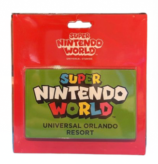 Universal Studios SUPER NINTENDO WORLD Mario Kart Orlando Resort Green Magnet Nw