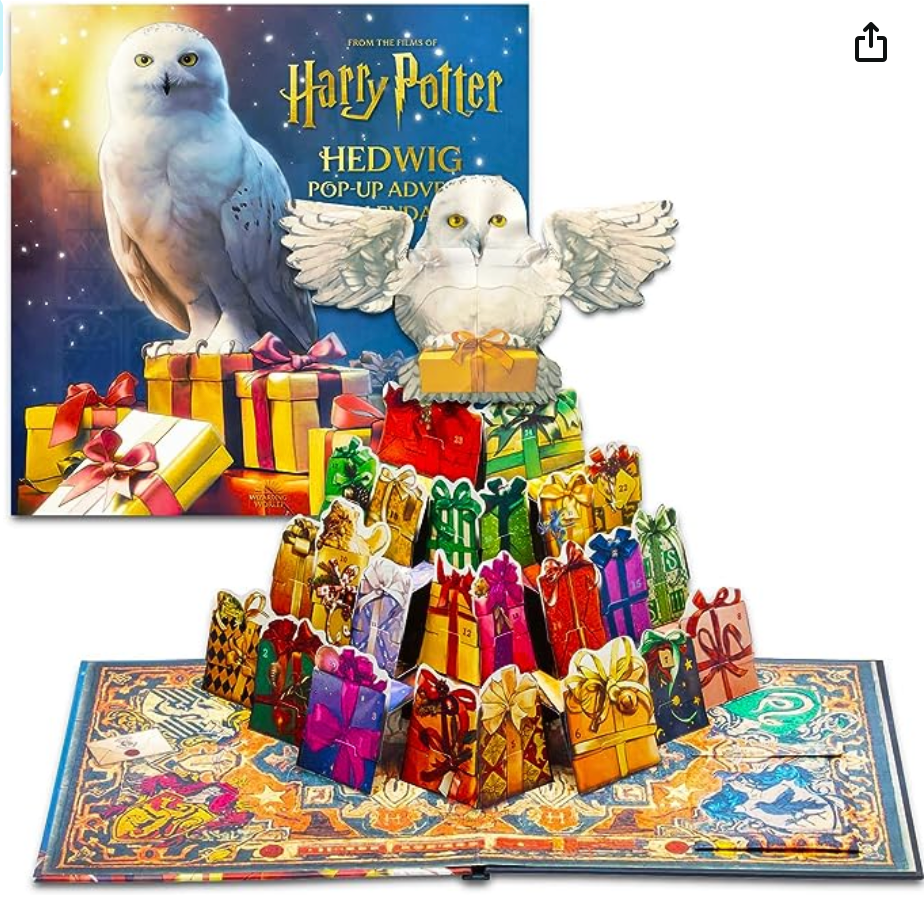 25 Day Pop-Up Harry Potter Advent Calendar 2023 with Ornaments New With Box