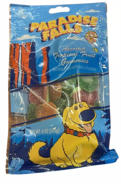 Disney Parks Paradise Falls Tropical Fruit Gummies Up Dug New With Tag