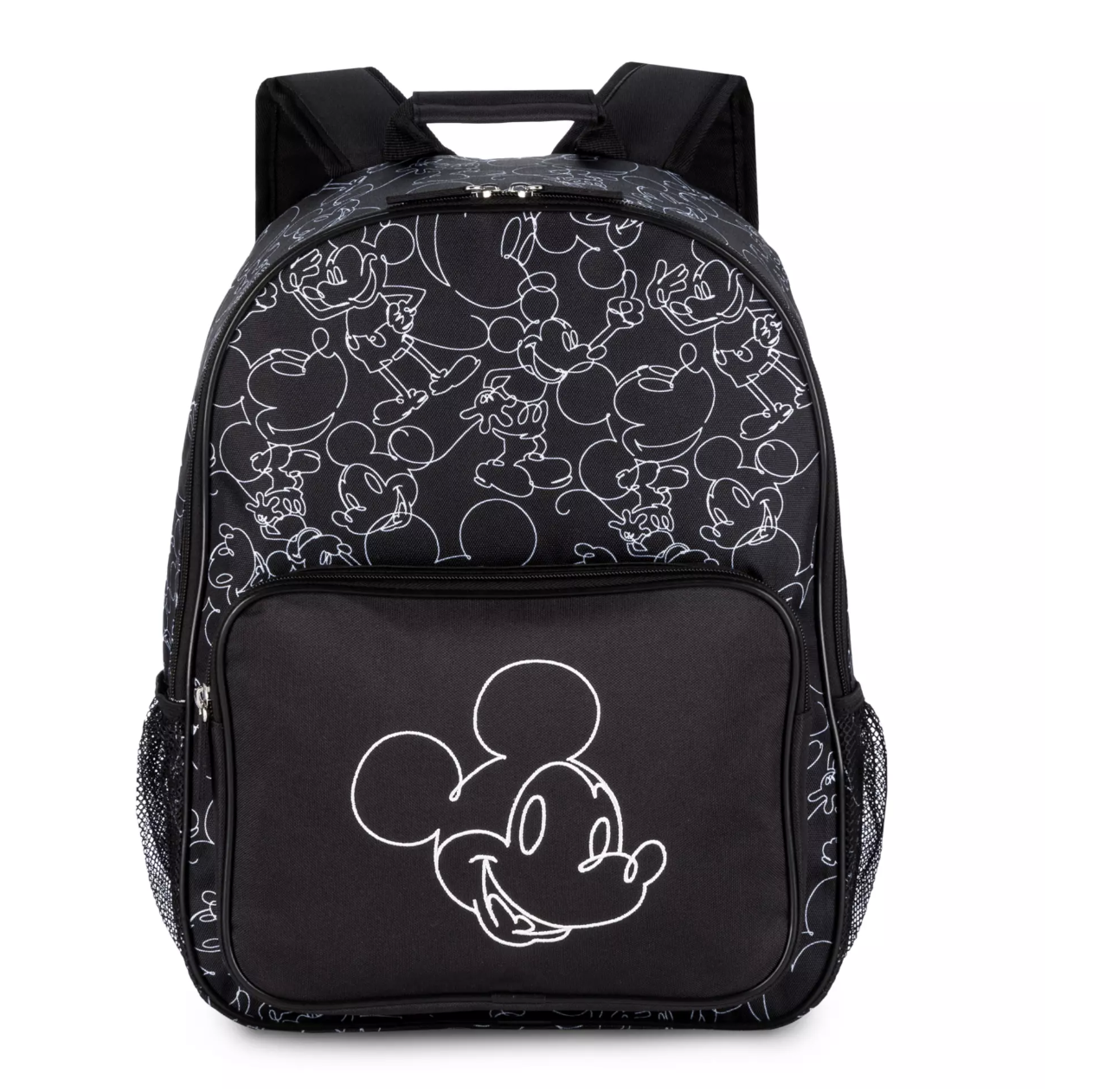 Disney Back To School Mickey Black Backpack New with Tag