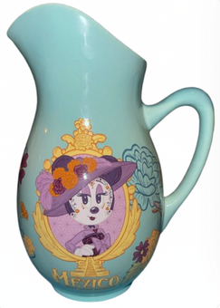 Disney Parks Epcot Mexico Minnie Mouse and Daisy Duck Pitcher New with Tag