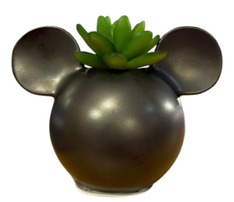 Disney Parks Home Collection Mickey Mouse Mini Planter Succulent New With Tag