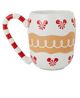 Hallmark Disney Gingerbread Mickey Icon Holiday Coffee Mug 15.5 oz New