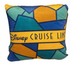 Disney Parks Cruise Line Mosaic Collection Throw Pillow New With Tag