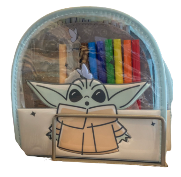 Disney Parks Star Wars Yoda The Child Mandalorian Coloring Kit Set New with BoX