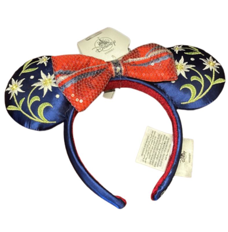 Disney Parks Epcot Germany Minnie Mouse Ear Headband New With Tag