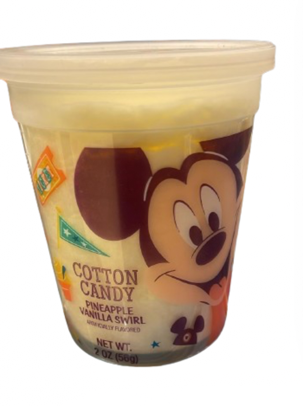 Disney Parks Mickey Pineapple Vanilla Swirl Cotton Candy New