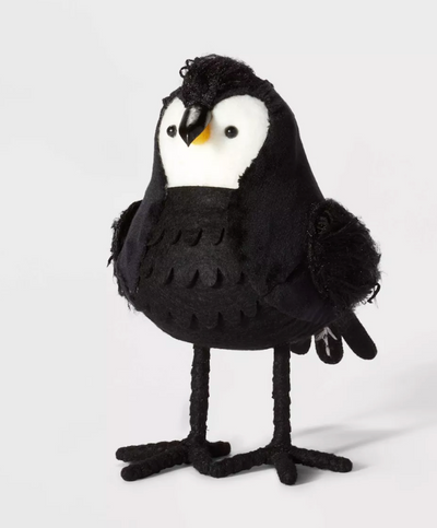 Target Featherly Friends Halloween Midnight Raven Bird Figurine New with Tag