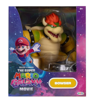 The Super Mario Galaxy Movie 6" Bowser Figure Cauldron Accessory Toy New W Tag