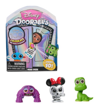 Disney Doorables Series 10 Mini Peek Figures Mystery Disney 100 New With Box