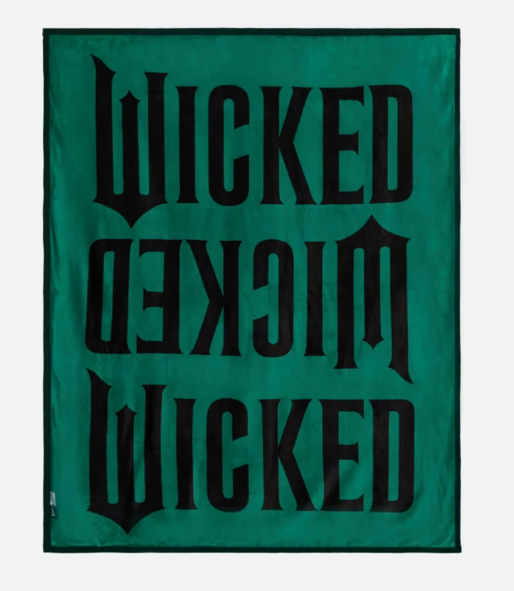 Universal Studios Wicked Fleece Blanket New With Tag