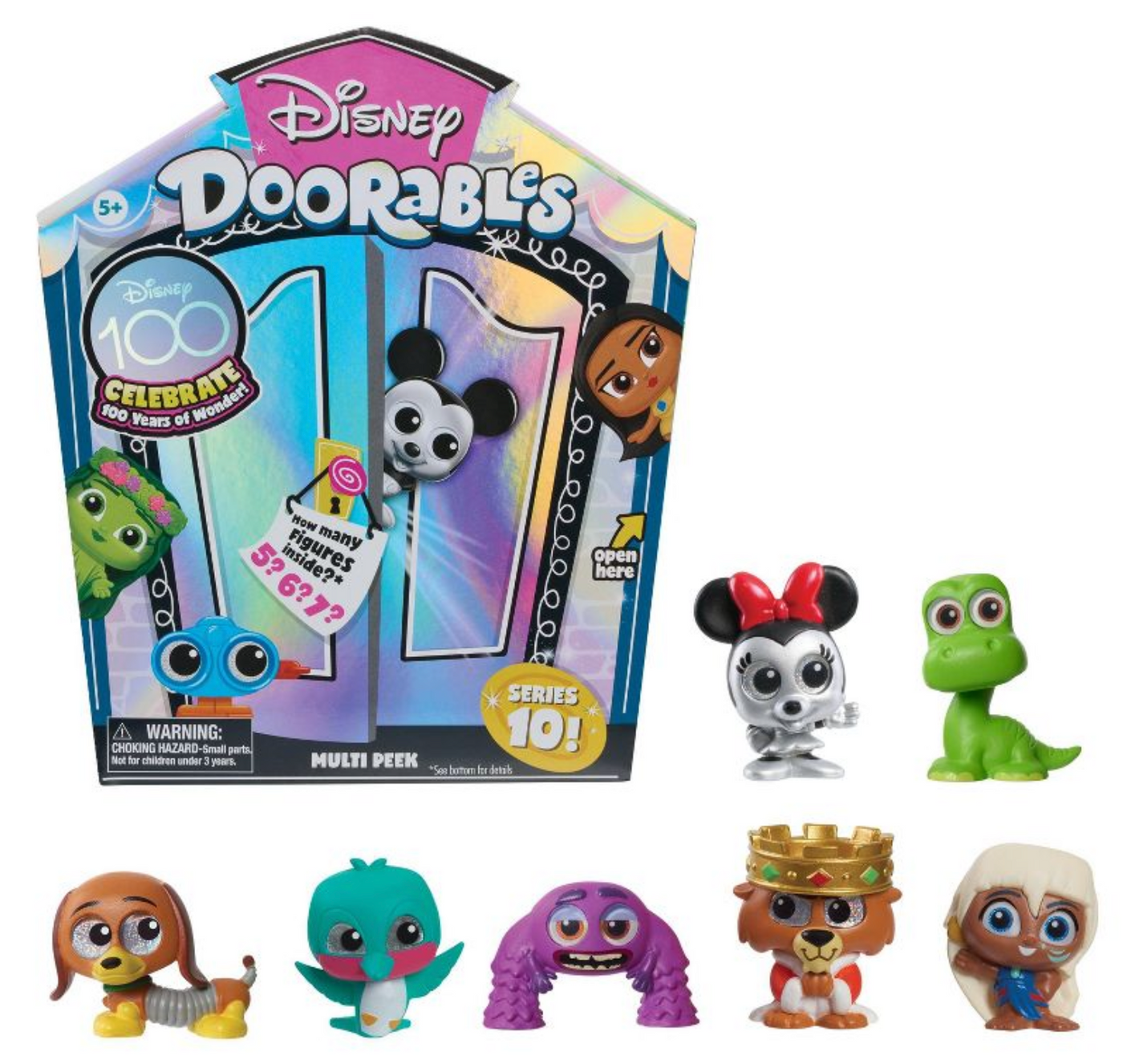 Disney Doorables Series 10 Multi Peek Exclusive Mini Figures New With Box