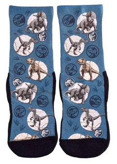 Universal Studios Jurassic World Dinosaurs Youth Socks New With Tag
