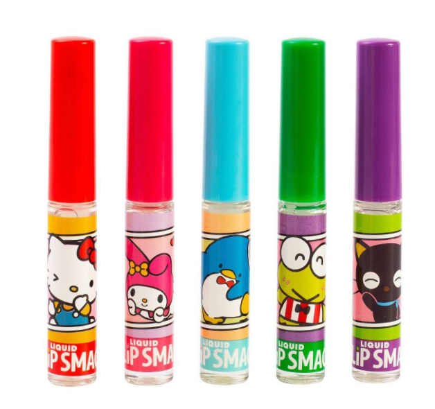 Lip Smacker Hello Kitty Liquid Lip Makeup Party Pack - Dark Pink New With Box