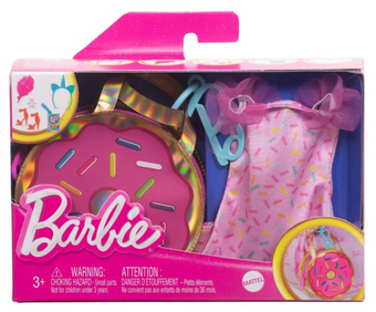 Barbie Doll Clothing, Deluxe Keychain Bag with Candy Toy New with Box