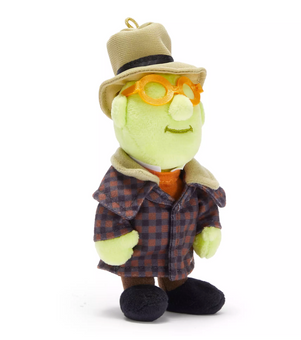 Disney The Muppet Christmas Carol Dr. Bunsen as Charity Collector Mini Plush New