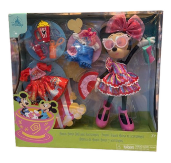 Disney Parks Minnie Mouse Doll and Accessories Fashion Set New with Tag