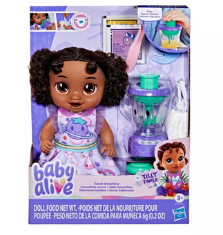 Baby Alive Sweet Smoothies Tilly Tinker Baby Doll New With Box