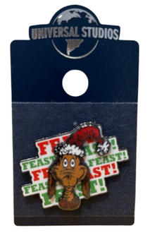 Universal Studios The Grinch Max the Dog Feast! Christmas Pin New With Tag